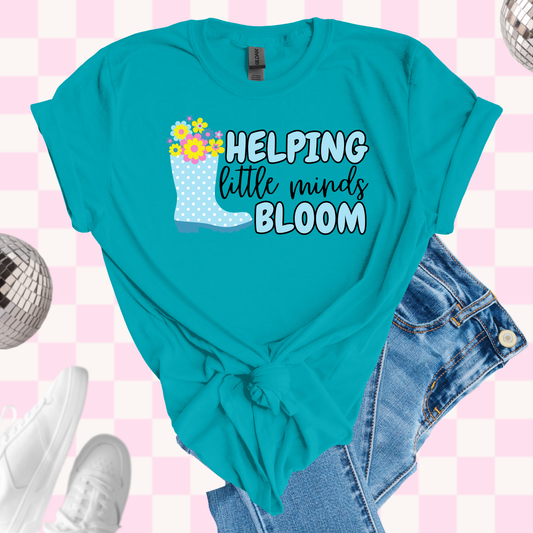 Bloom minds tshirt