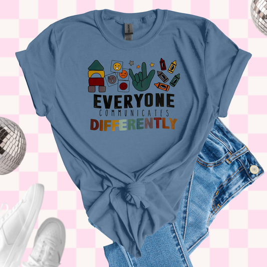Communicates differently tshirt