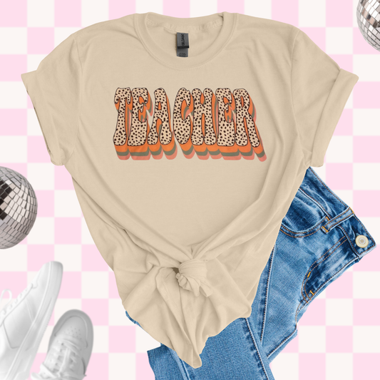 Teacher boho tshirt