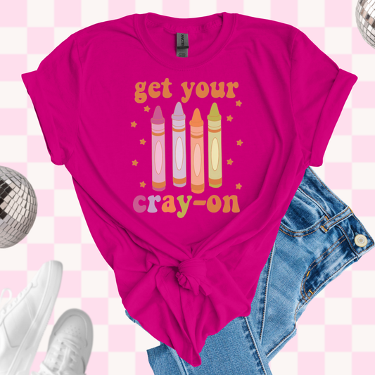 Cray-on tshirt