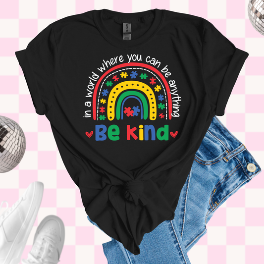 Be kind rainbow tshirt
