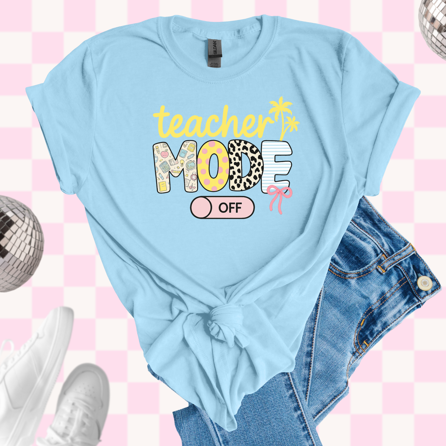 Teacher mode off shirt