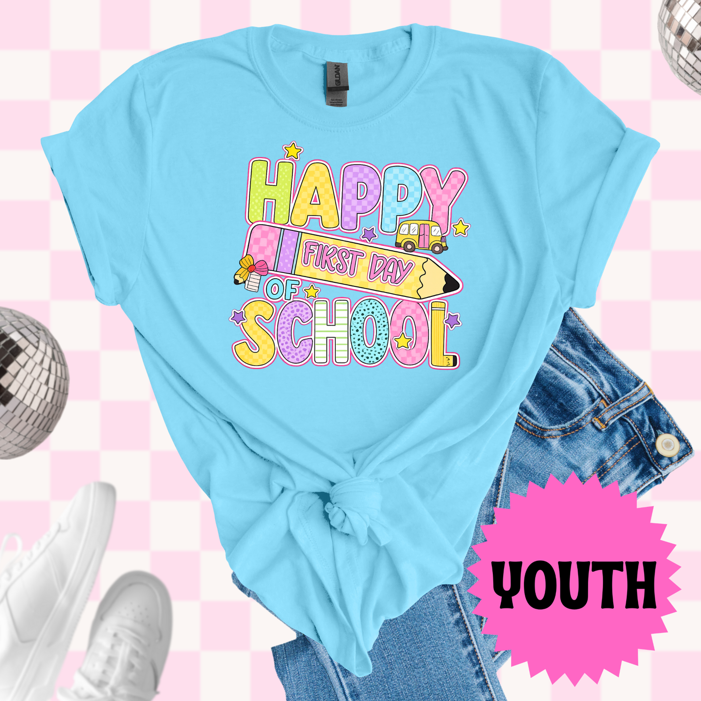 Happy 1st day of school tshirt