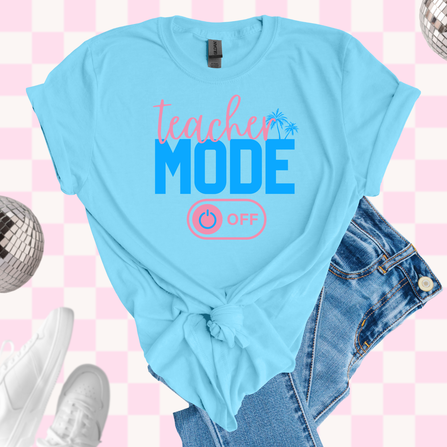 Teacher mode off shirt