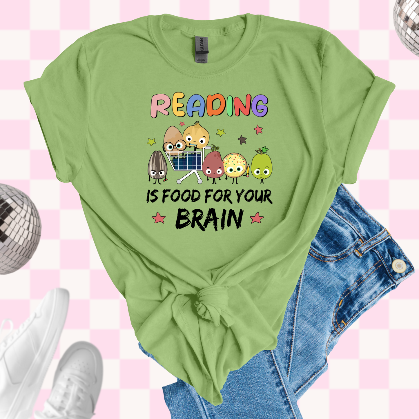 Reading is brain food shirt