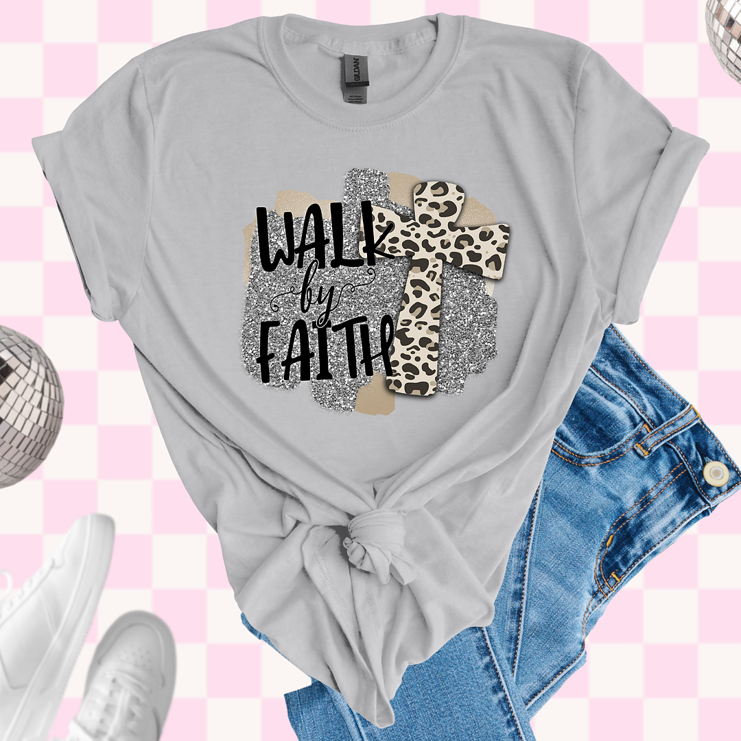 Walk by faith tshirt