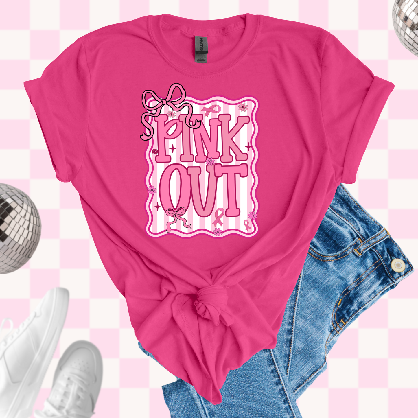 Pink out tshirt