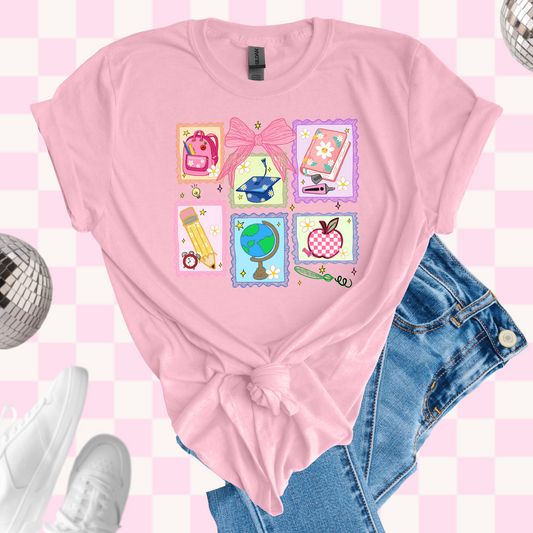 School symbols tshirt