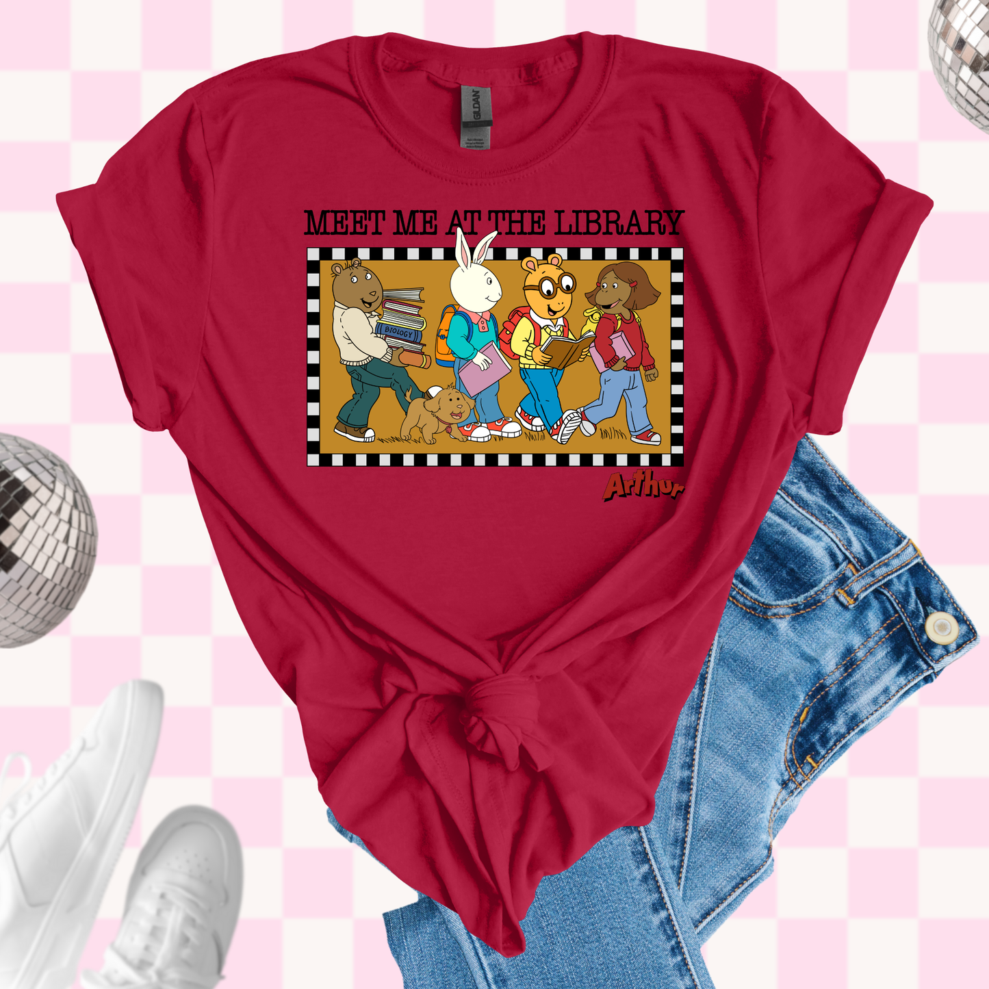Meet me at the Library shirt