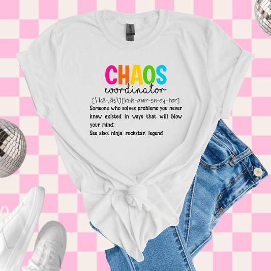 Chaos coordinator tshirt