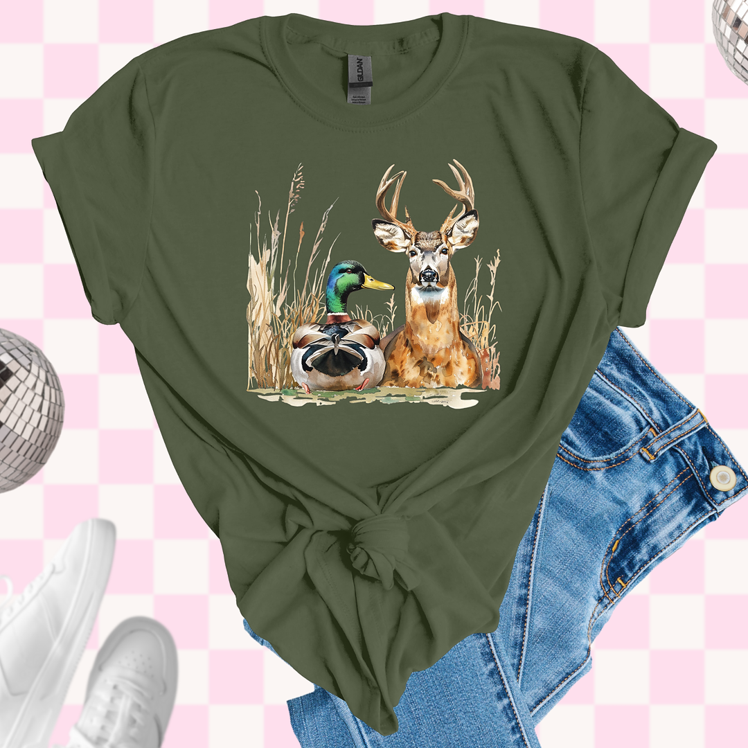 Buck & duck tshirt
