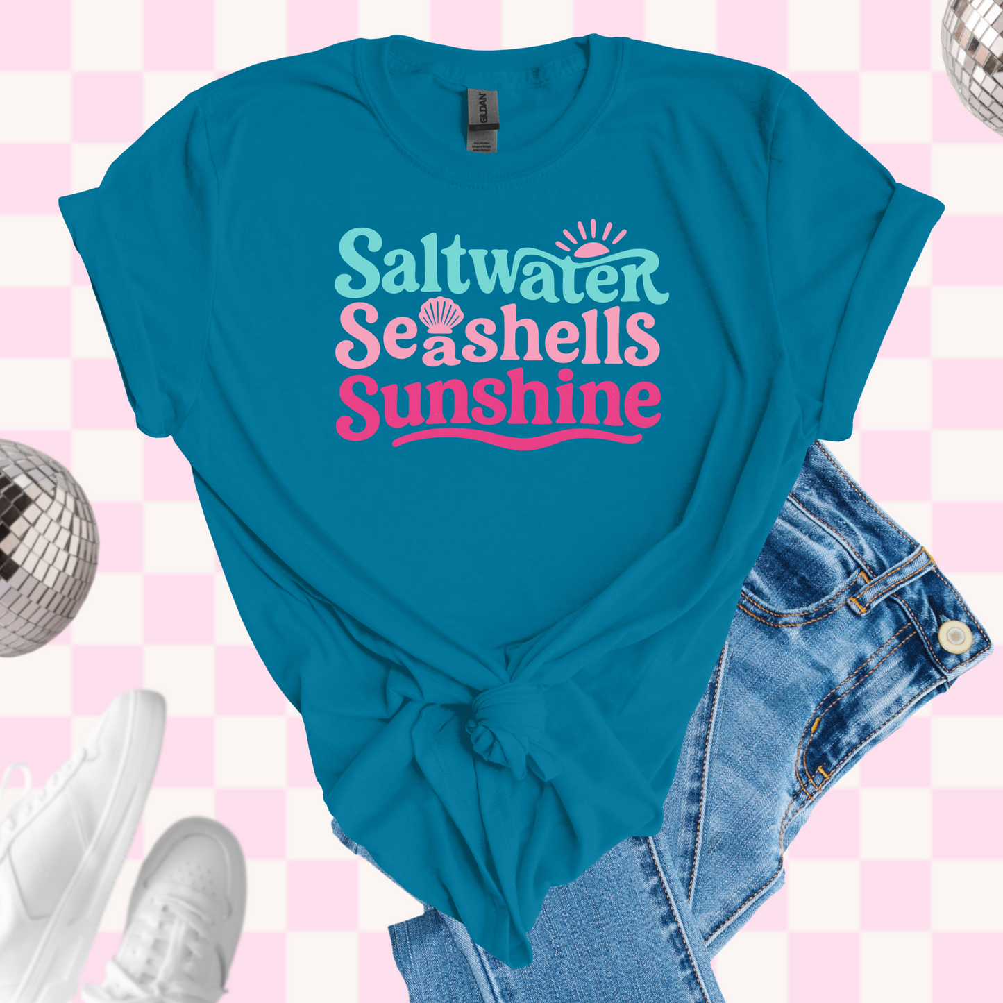 Seashells & saltwater tshirt