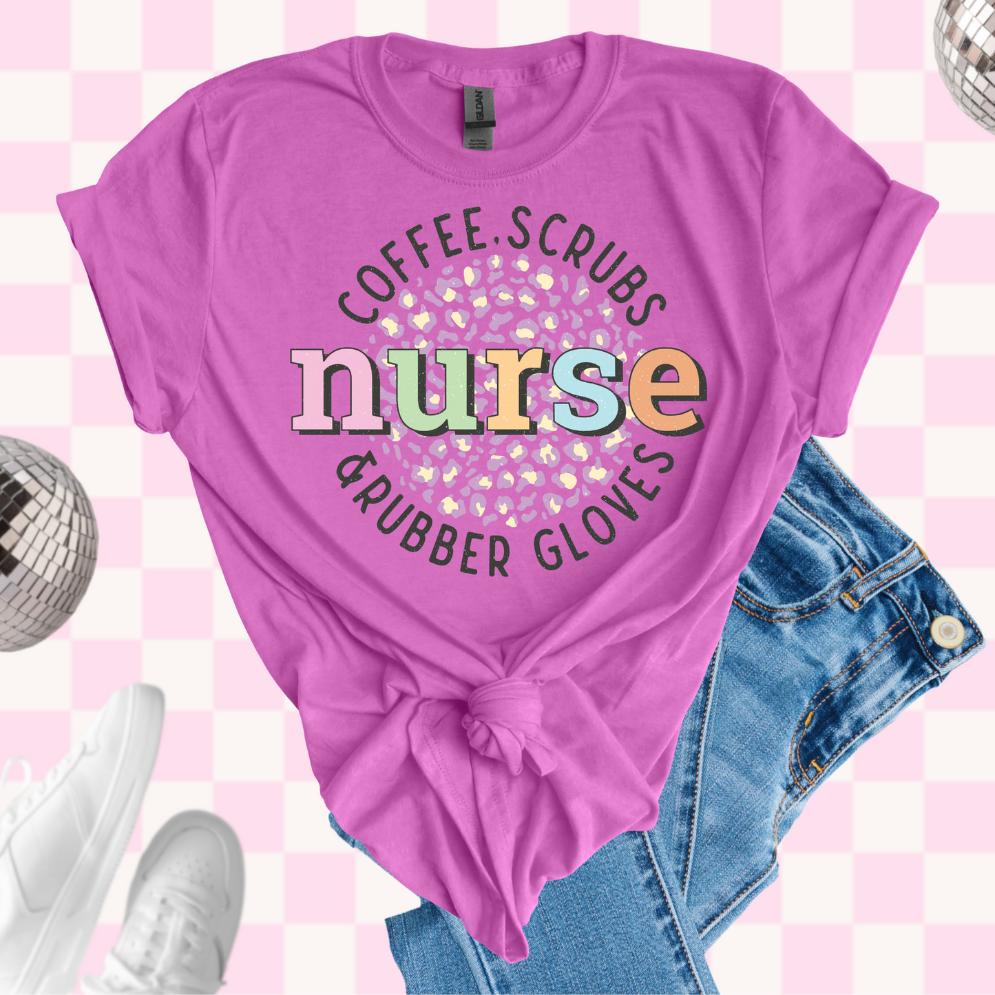 Coffee, Scrubs & rubber gloves shirt
