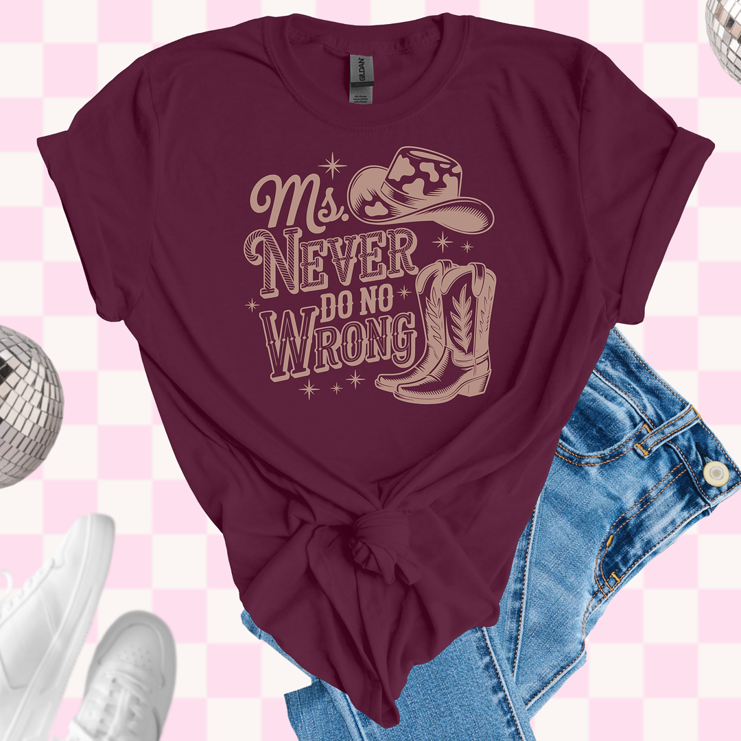 Never do no wrong tshirt