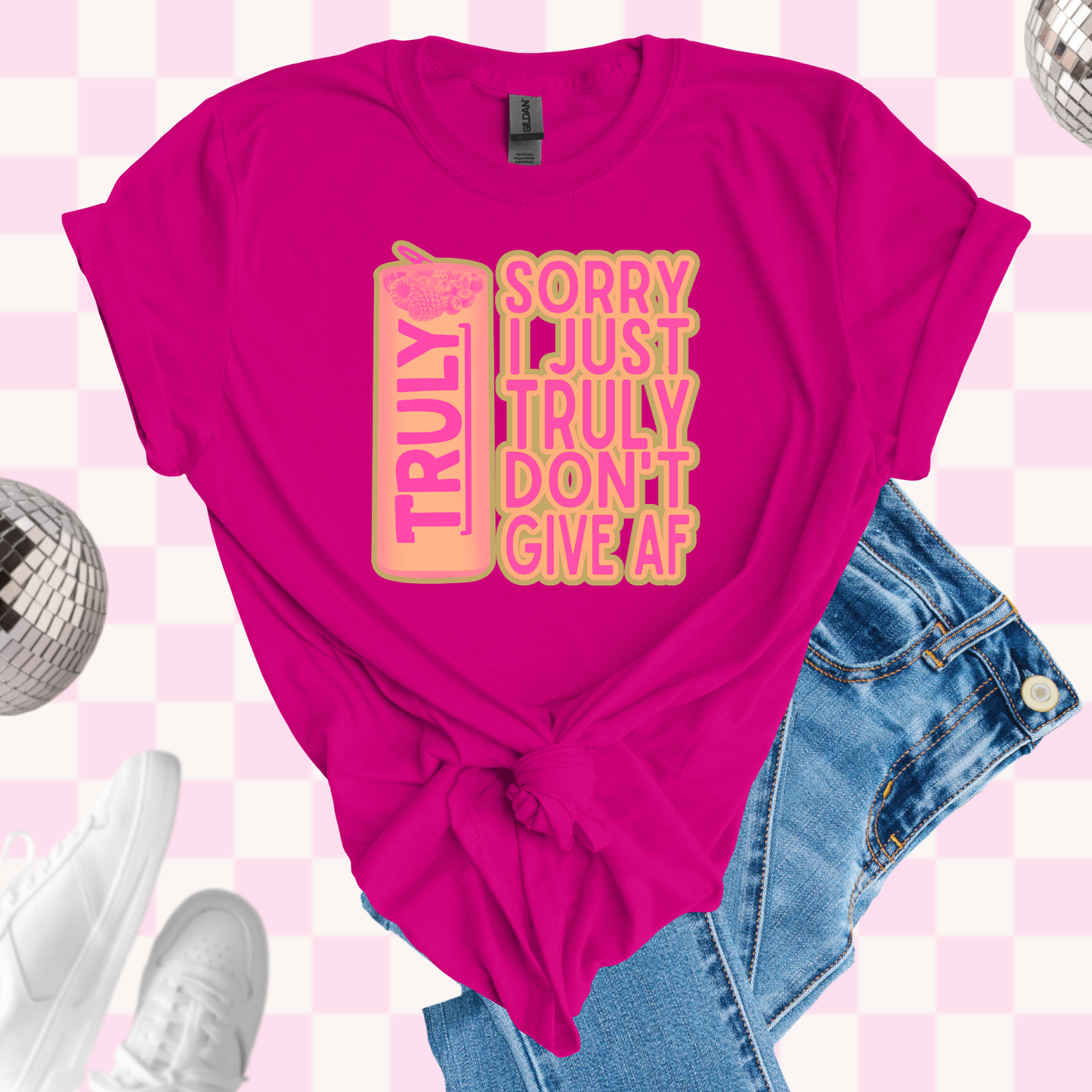 Truly don't care tshirt