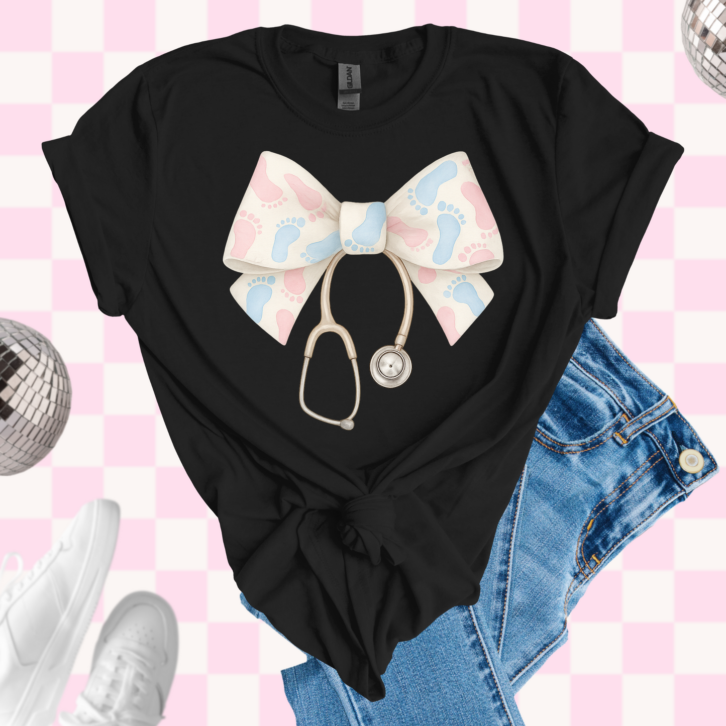 L&D stethoscope shirt