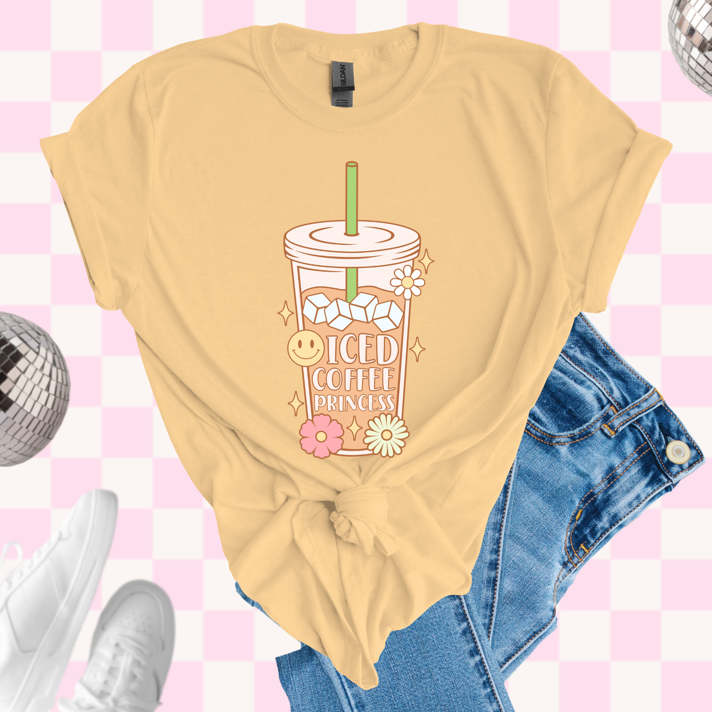 Ice coffee princess shirt