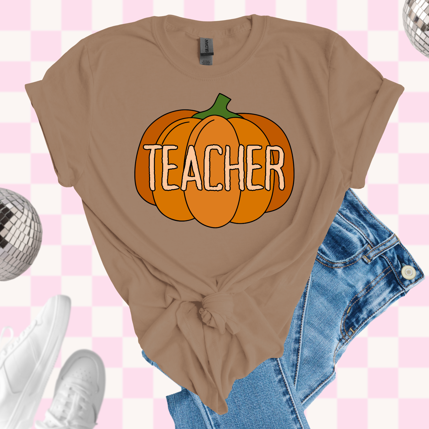 Pumpkin teacher tshirt