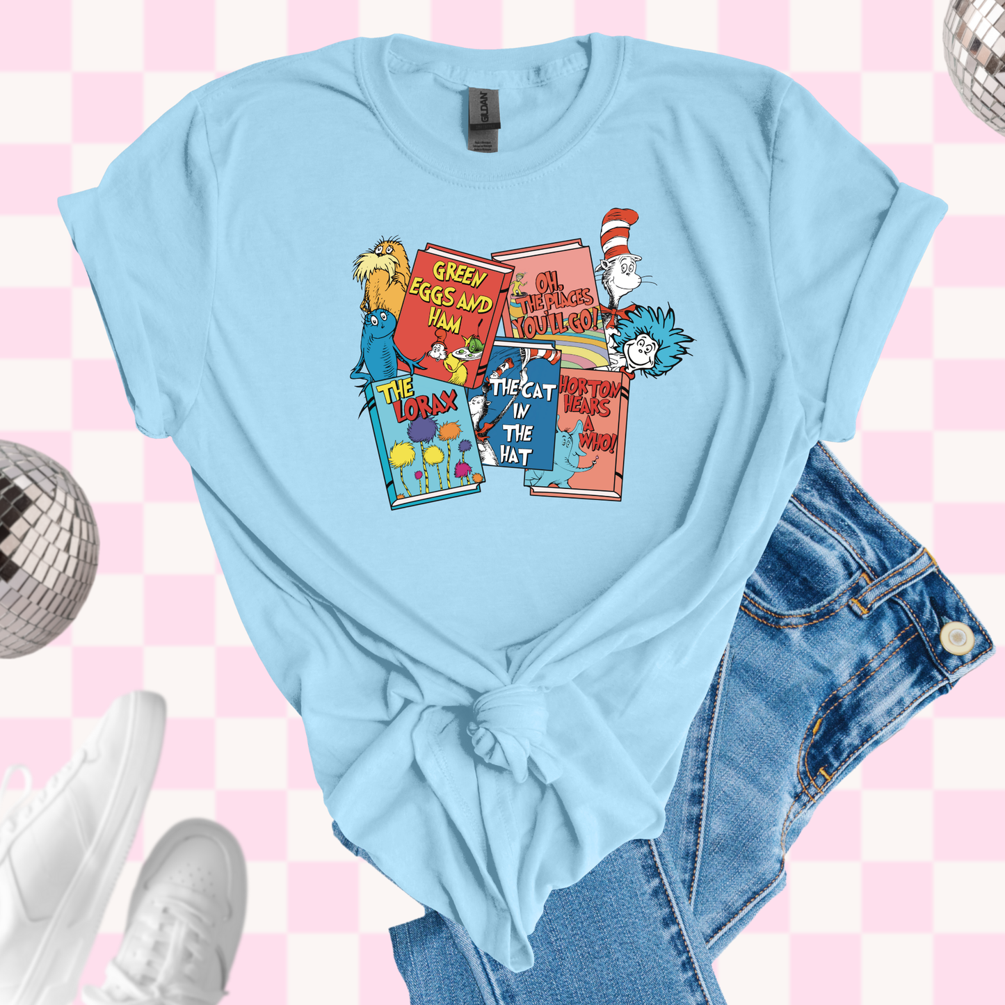Seuss books tshirt
