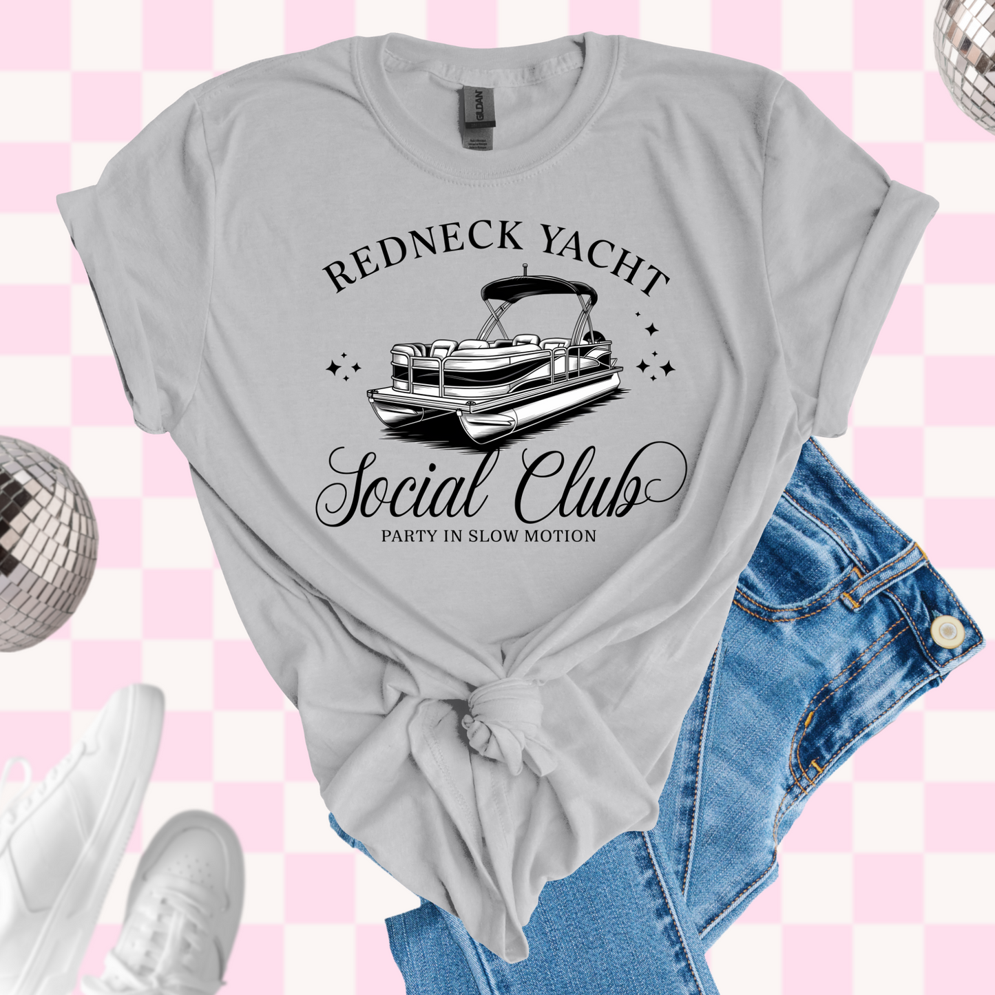 Redneck yacht social club tshirt
