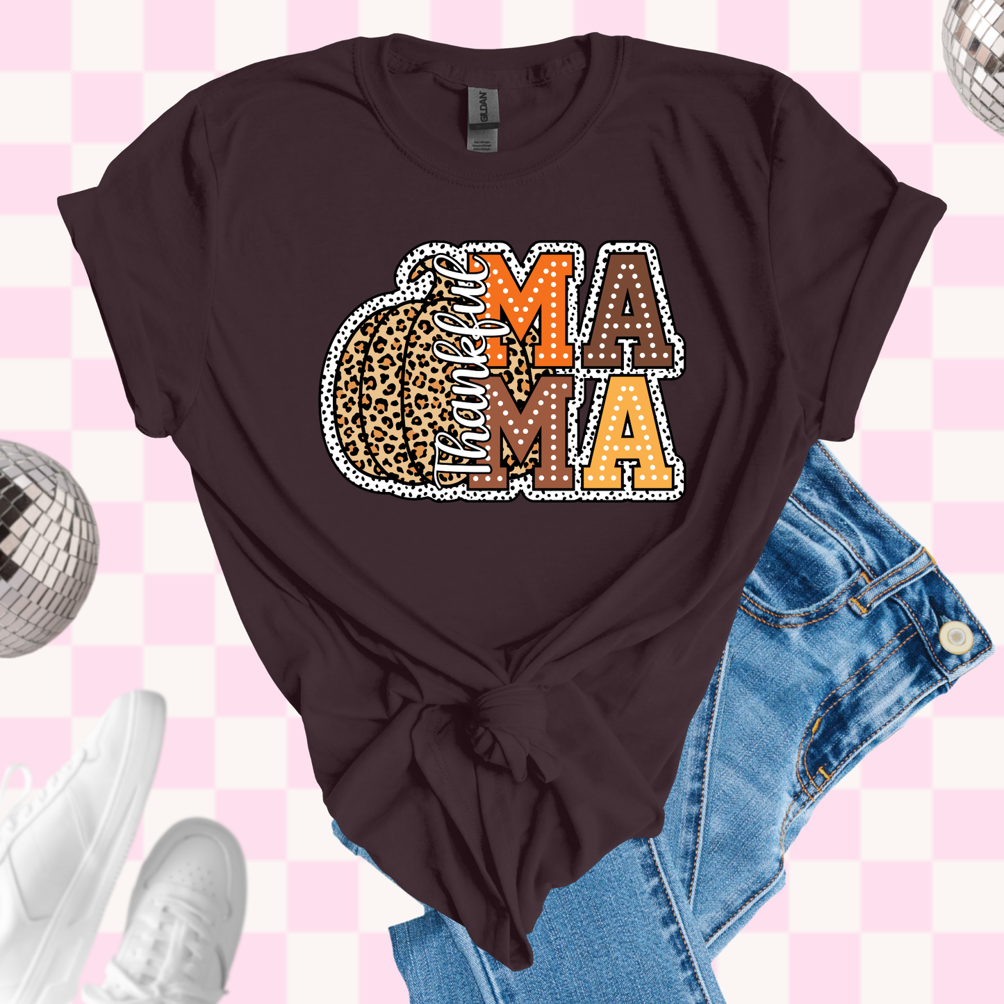 Thankful mama tshirt