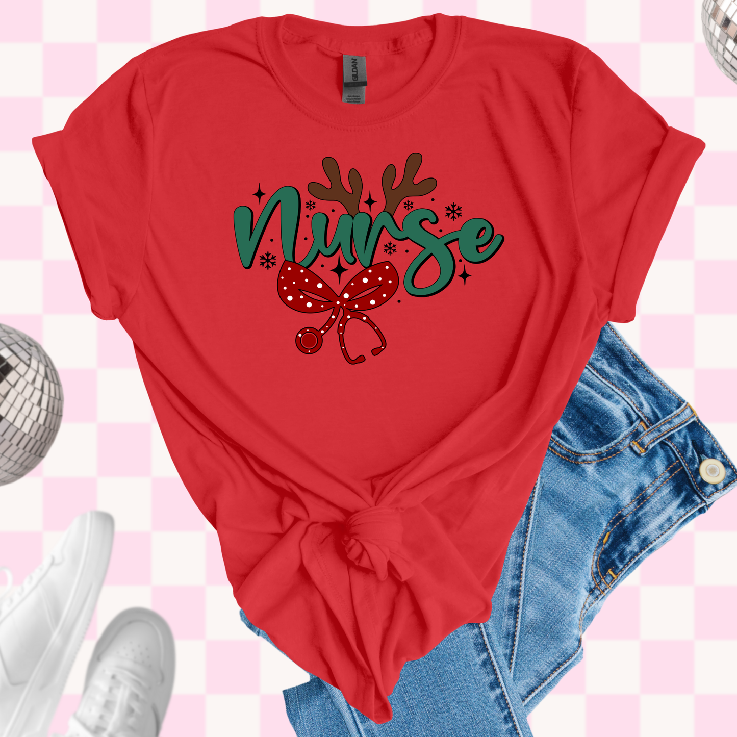 Holiday nurse shirt