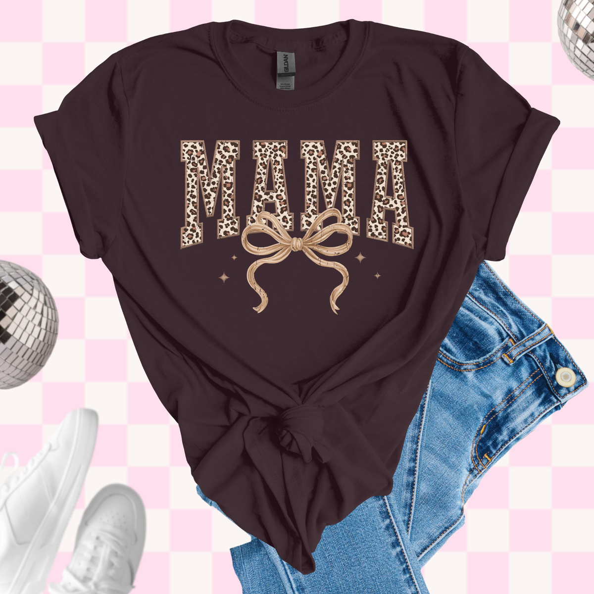 Leopard mama shirt