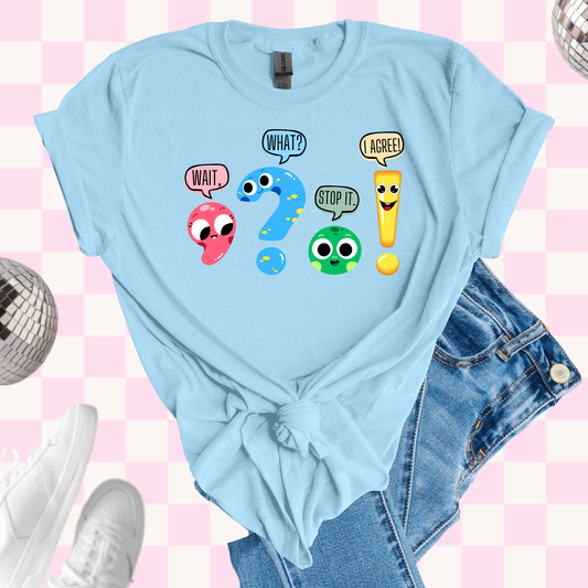 Punctuation tshirt