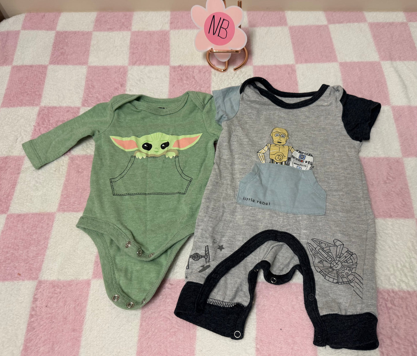 Newborn Starwars onesie & outfit