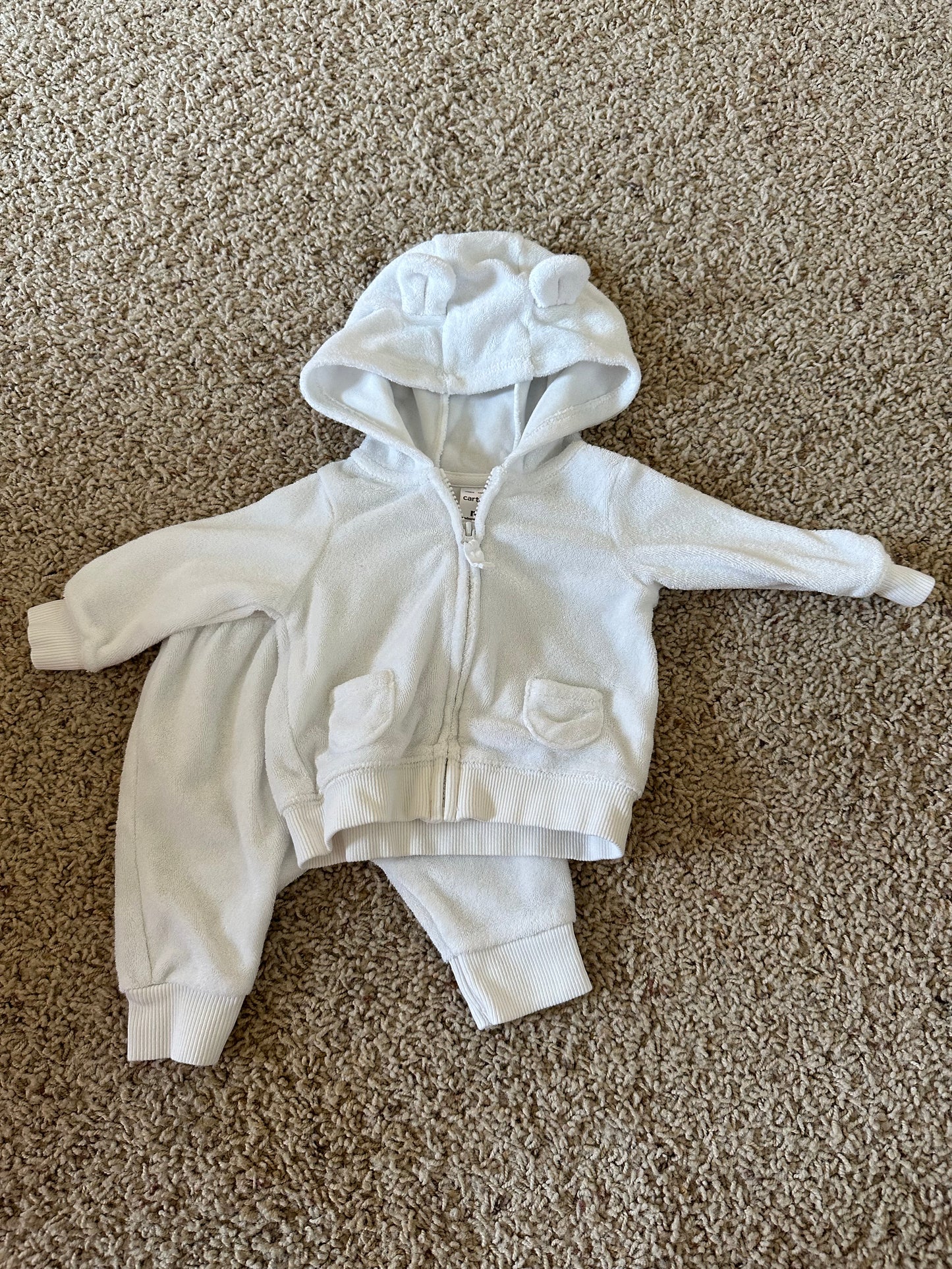 Newborn terrycloth outfit