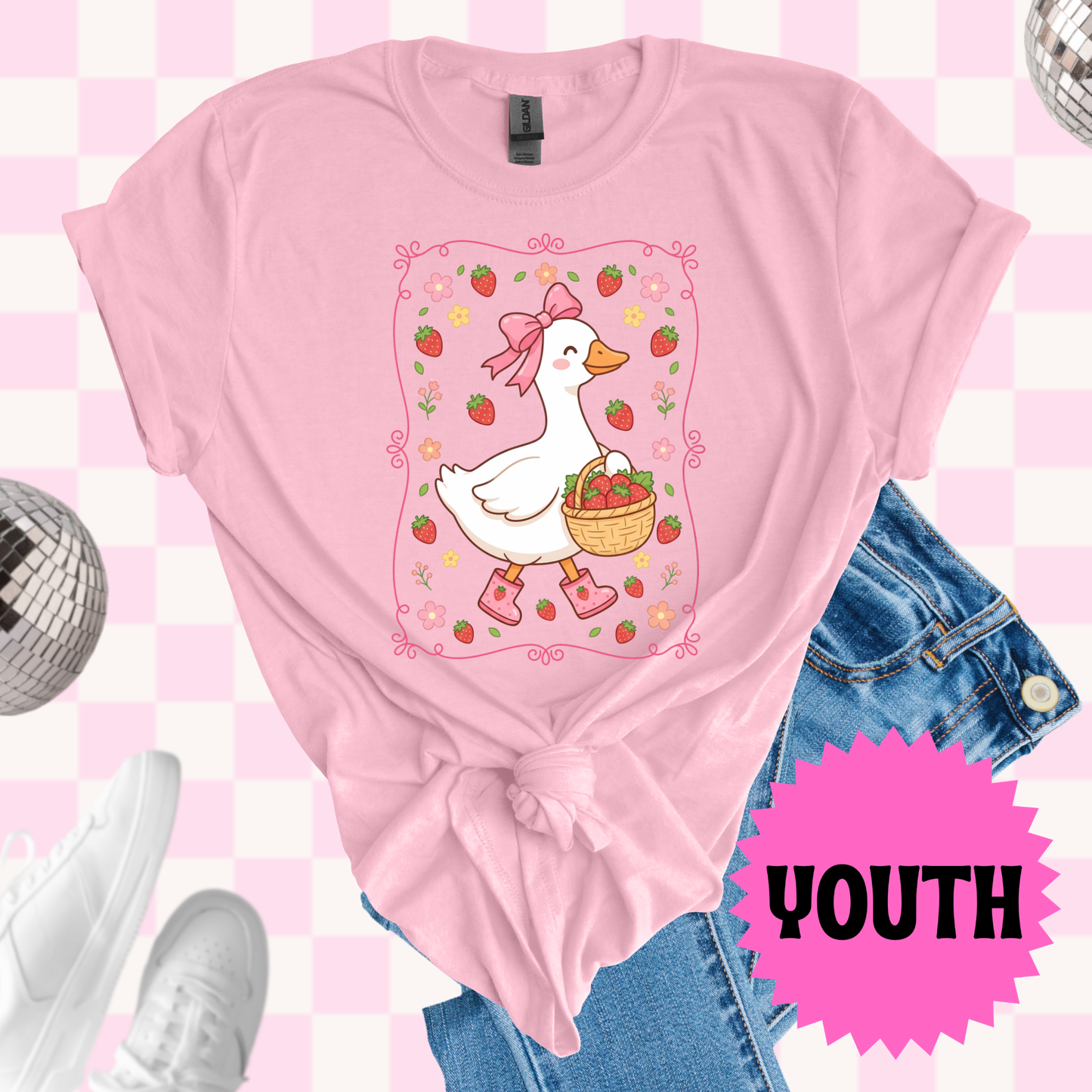 Strawberry goose shirt