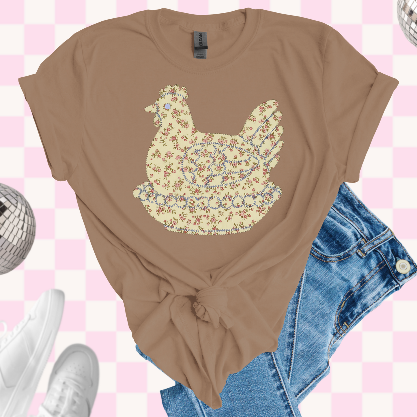 Vintage chicken shirt