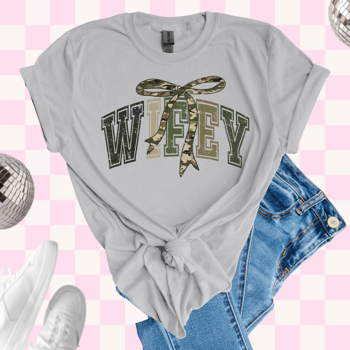 Camo Wifey tshirt