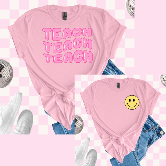 Happy teach tshirt