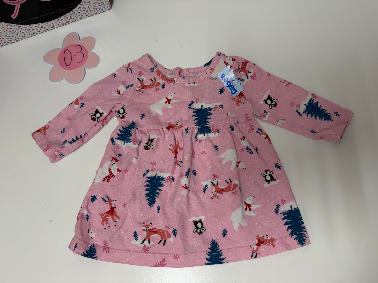 0/3m winter long-sleeve shirt