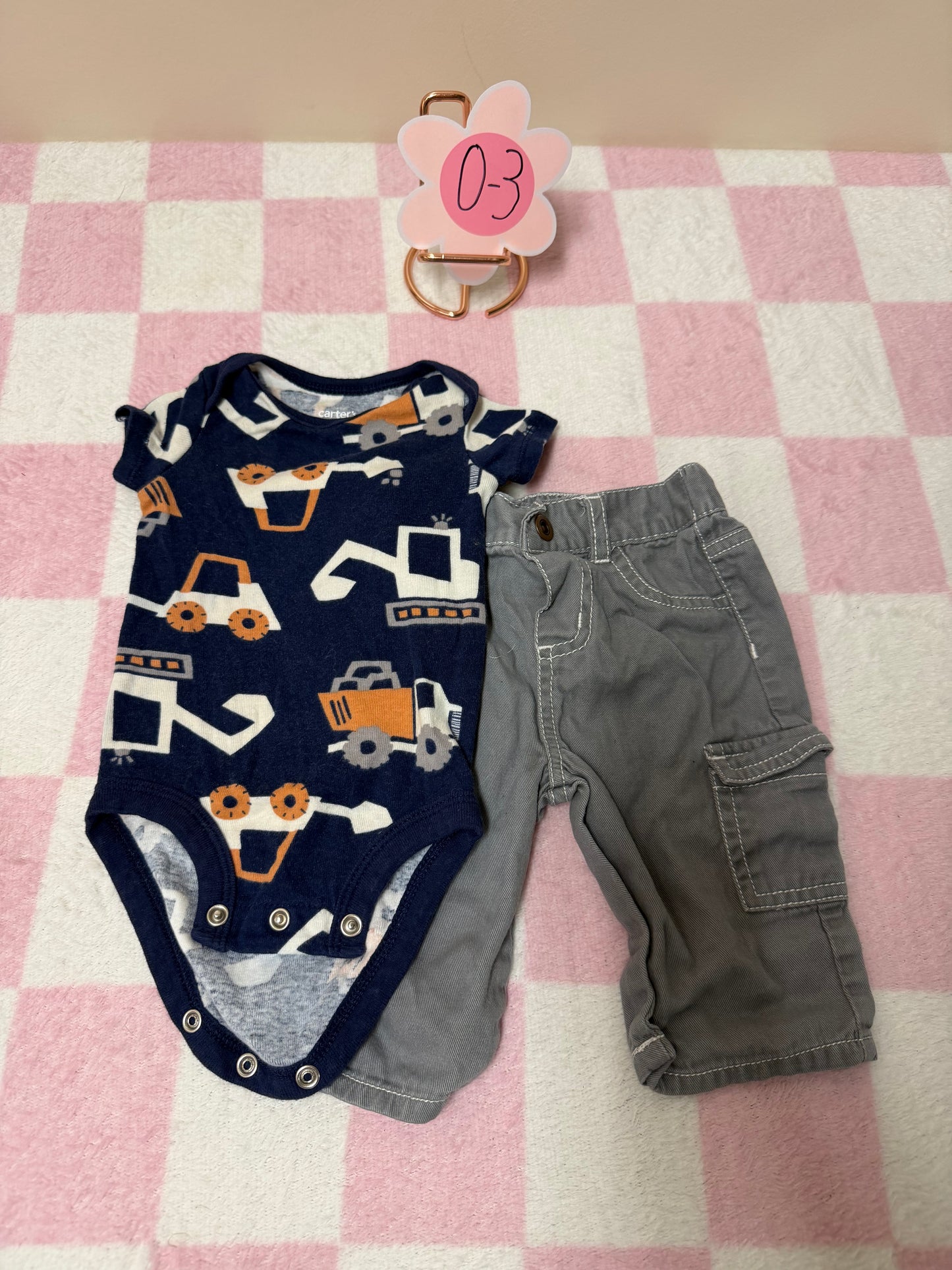 0/3m work trucks outfit