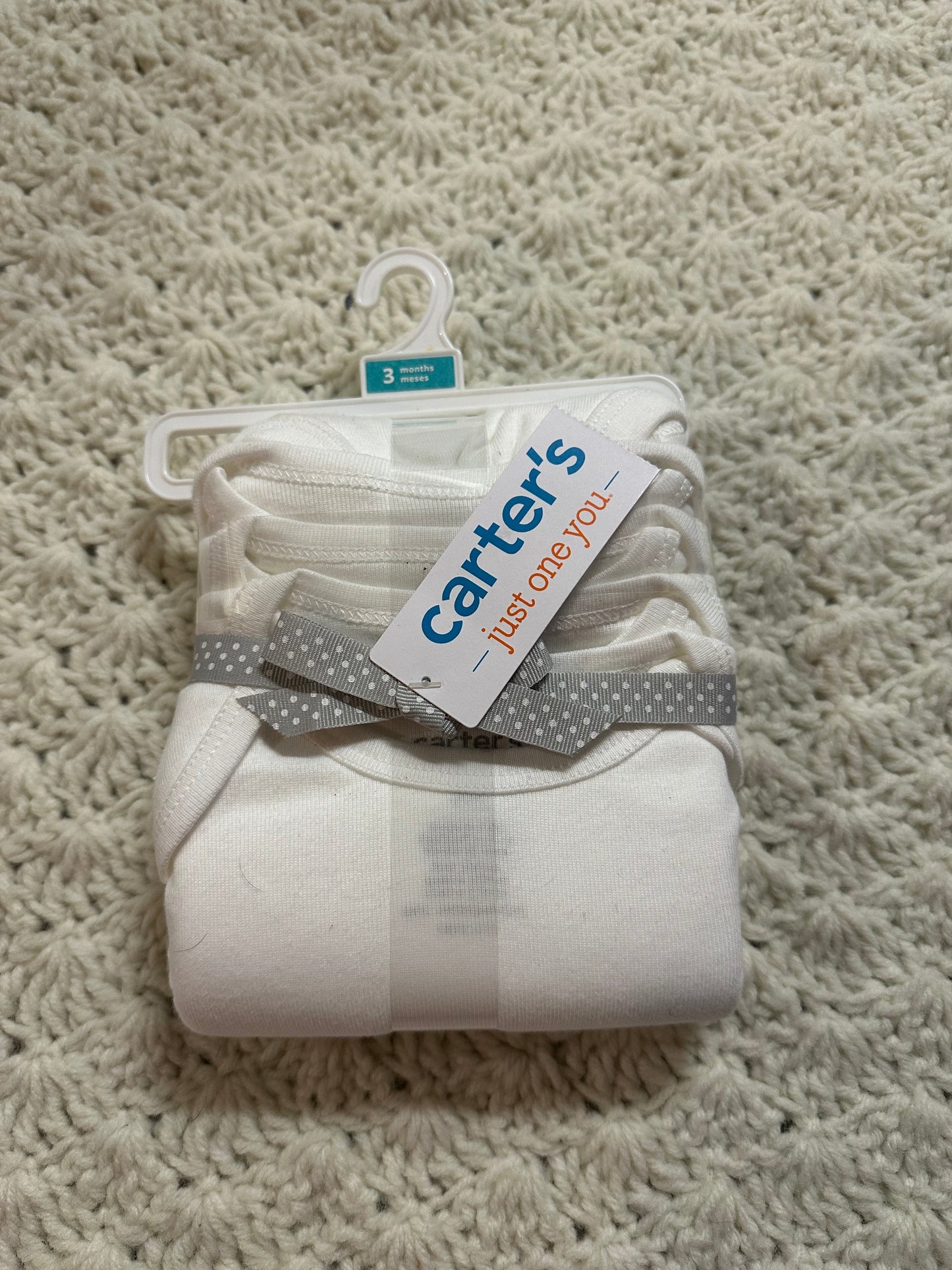 0/3m white onesies