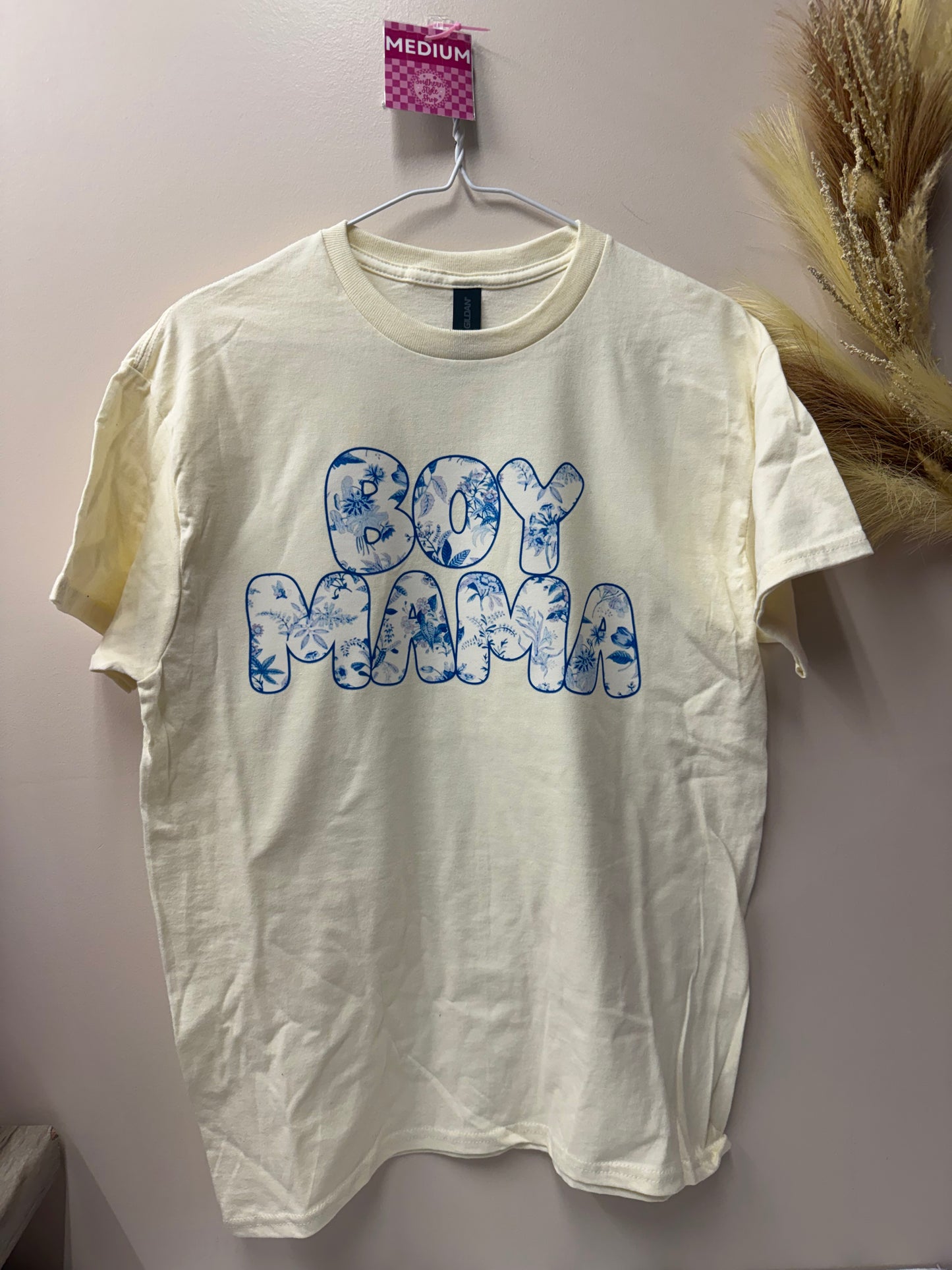 Adult medium boy mama tshirt