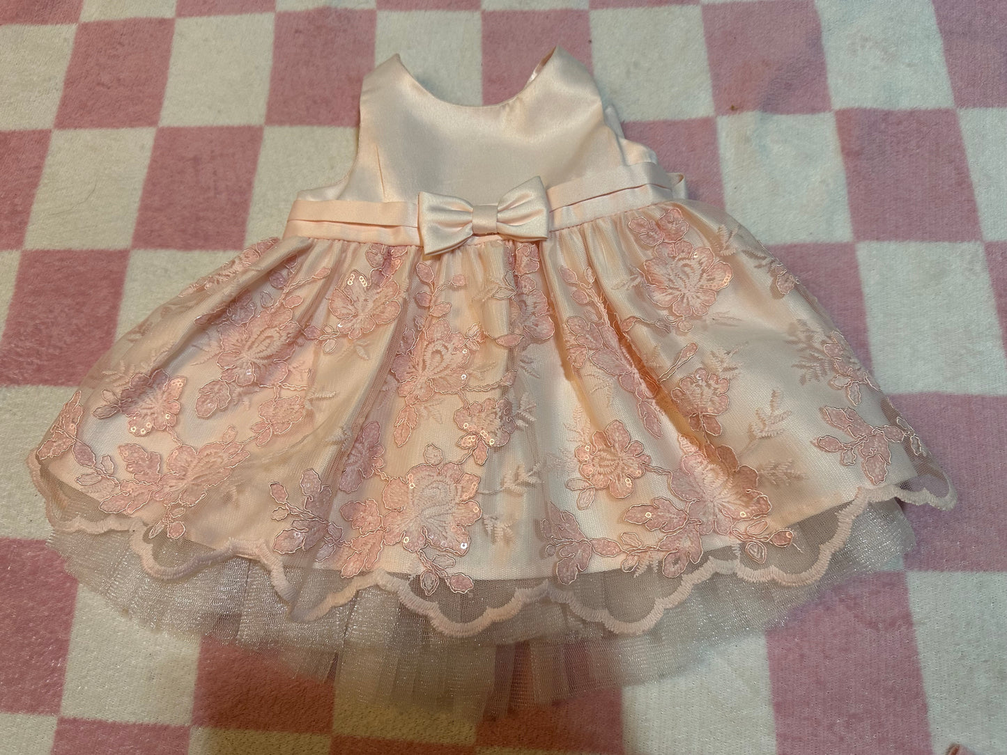 3/6m pink formal dress