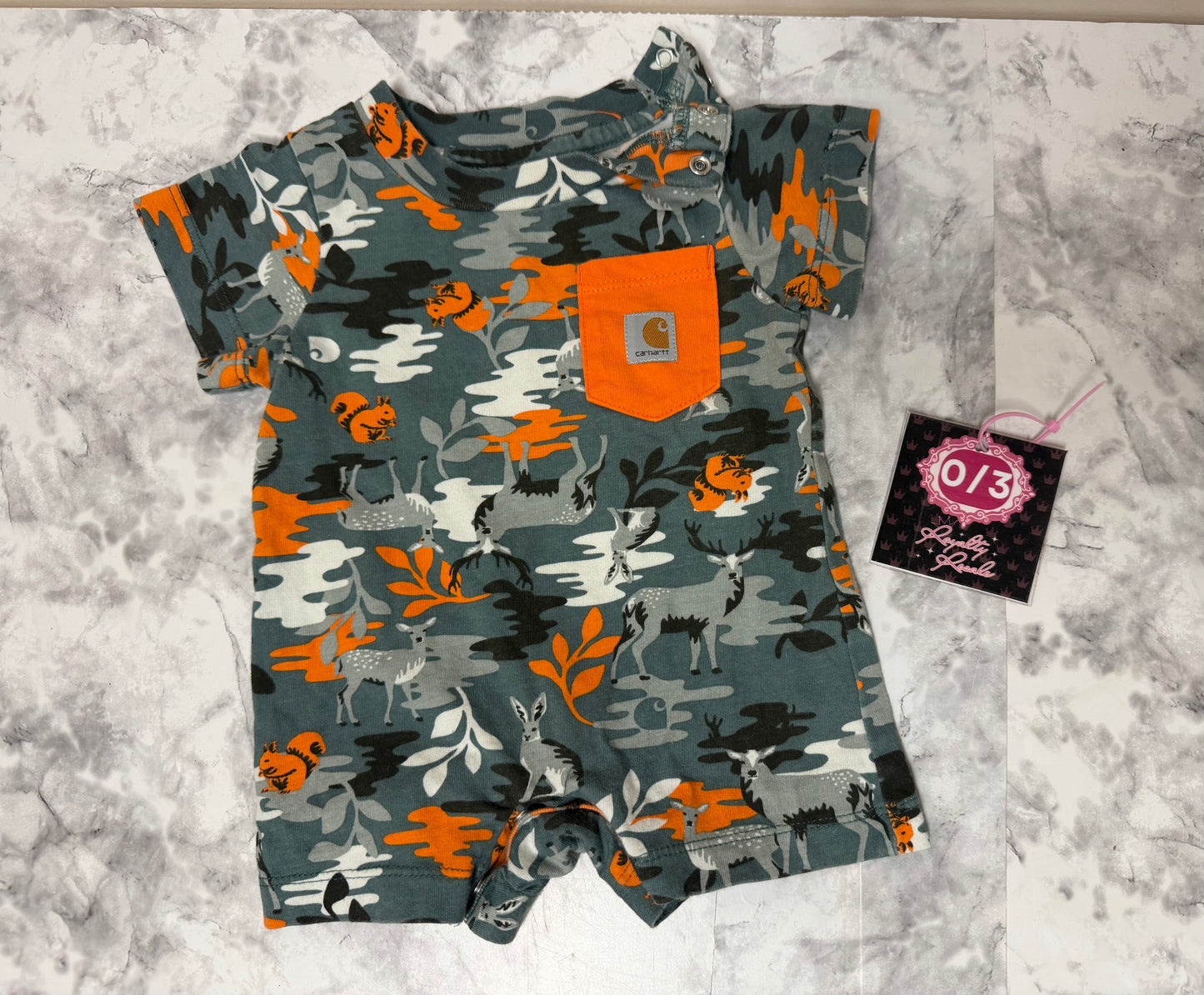 0/3m Camo romper
