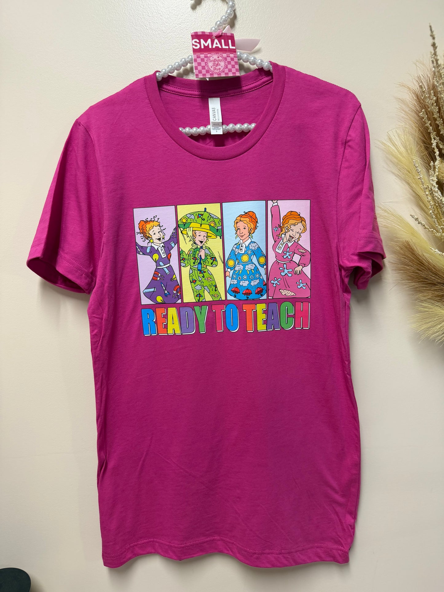 Adult small ready to teach tshirt
