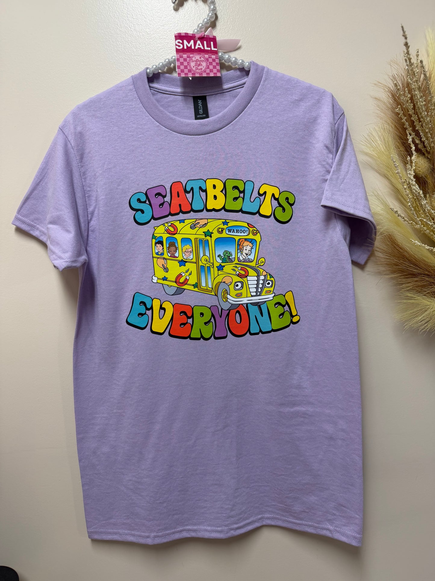 Adult small seatbelt everyone tshirt