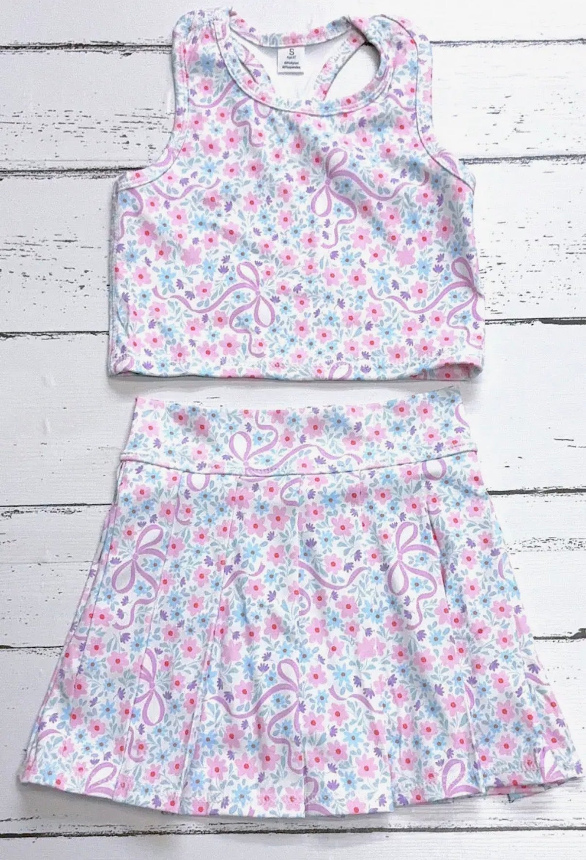 Floral Skort Set - 3T