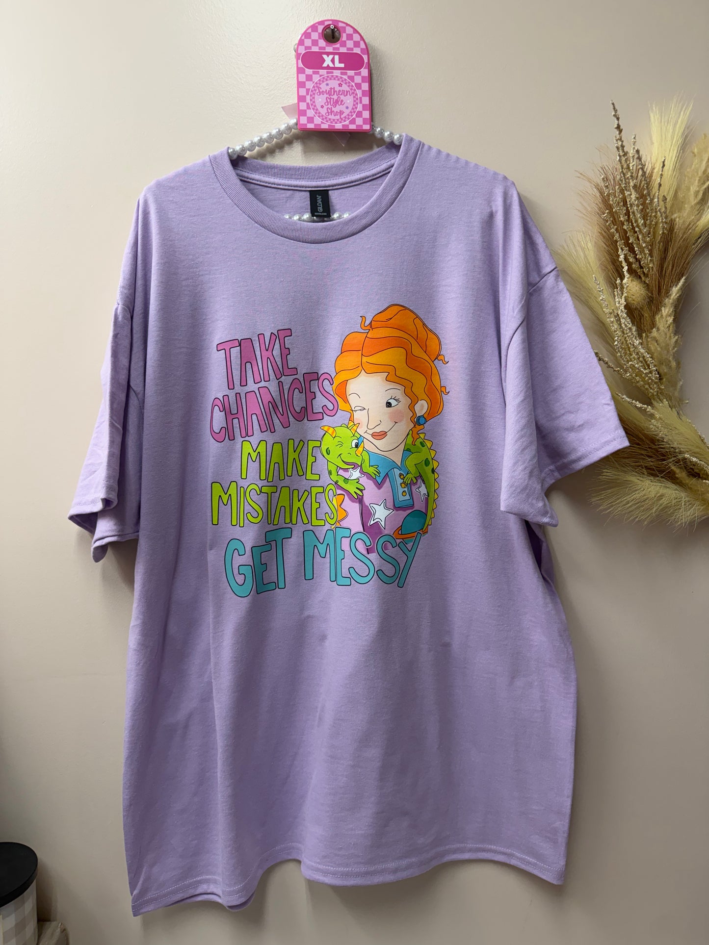Adult XL get messy tshirt