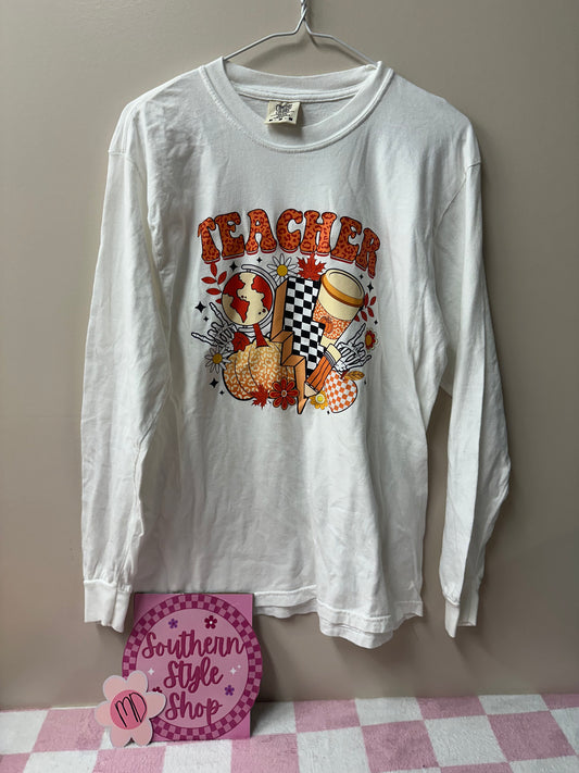 Adult medium teacher fall long sleeve