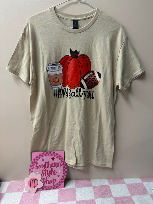 Adult medium fall yall tshirt