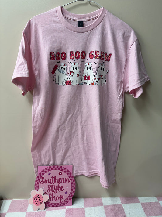 Adult medium boo boo crew tshirt