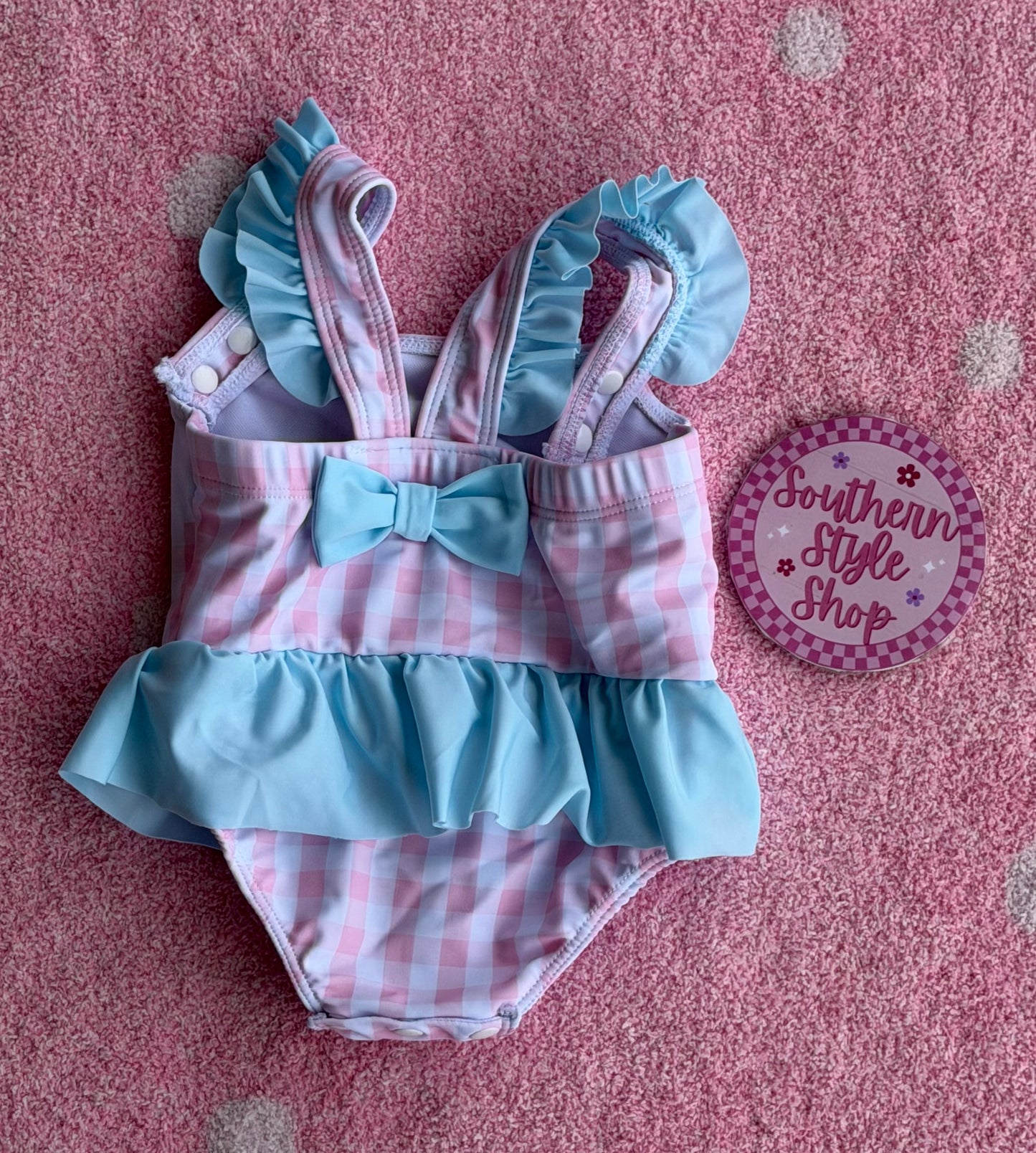 Bluey Ruffle One-Piece Swimsuit - 18/24m