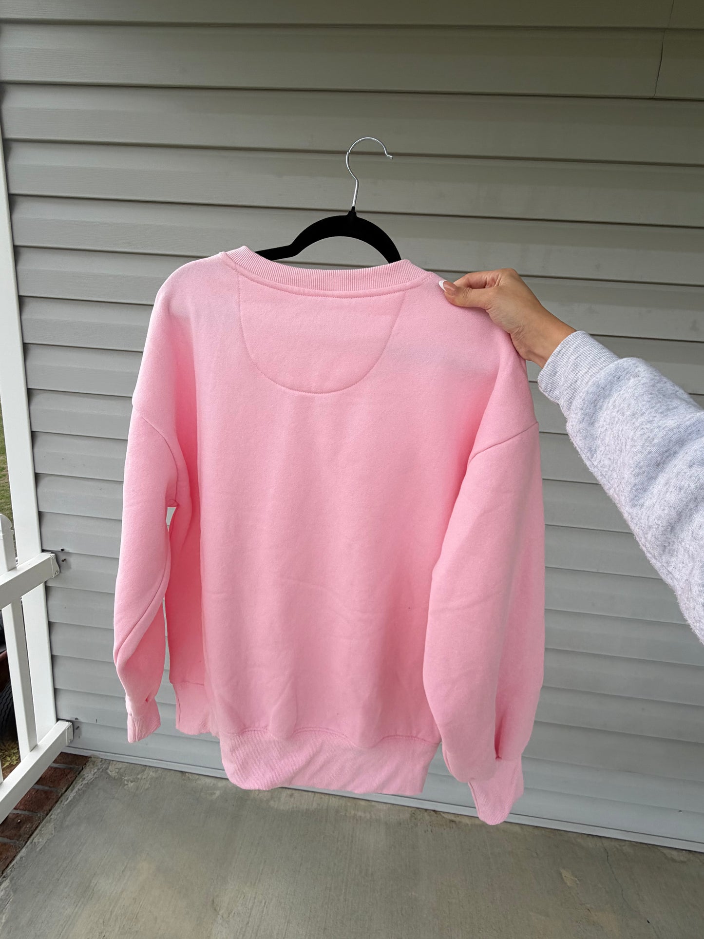 Lulu Mac Sweatshirt Light Pink/White - Puff
