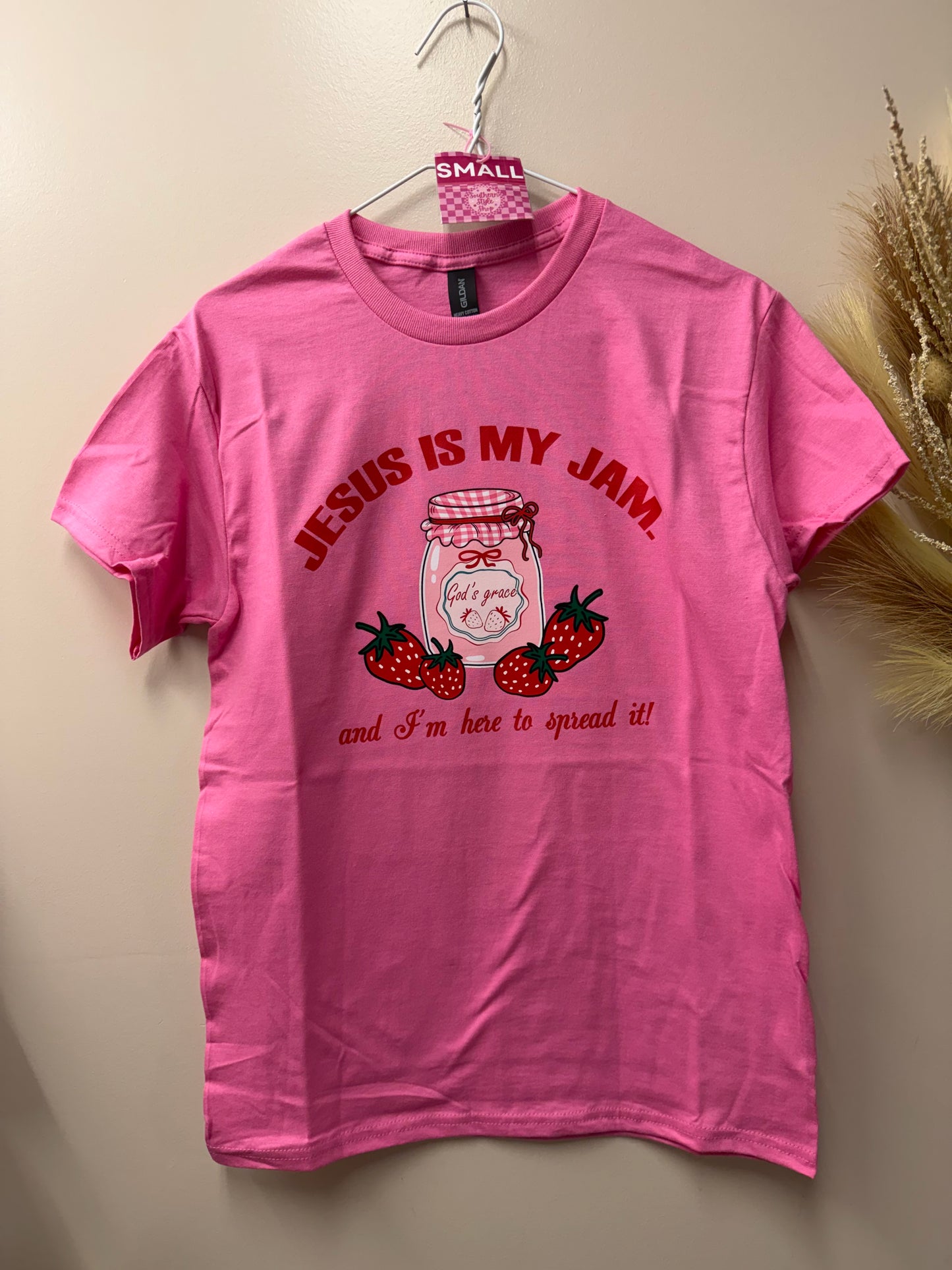 Adult Small Jesus is my jam tshirt